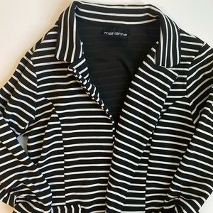 Small Striped Black/White Blazer